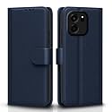 Pikkme Flip Cover for OnePlus Nord CE 6 5G Leather Finish | Inside TPU with Card Pockets | Wallet Stand and Shock Proof | Complete Protection Flip Case (Blue)