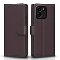 Pikkme Flip Cover for OnePlus Nord CE 6 5G Leather Finish | Inside TPU with Card Pockets | Wallet Stand and Shock Proof | Complete Protection Flip Case (Coffee)