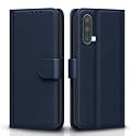 Pikkme Flip Cover for OnePlus Nord CE 5G | Leather Finish | Shockproof with Card Pockets &amp; Wallet Stand | Ultimate Protection Case(Blue)