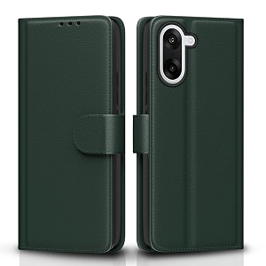 pikkme flip cover for oneplus nord ce5 5g  leather finish  shockproof with card pockets amp wallet stand  ultimate protection casegreen