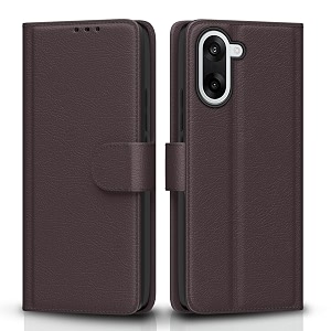 pikkme flip cover for oneplus nord ce5 5g  leather finish  shockproof with card pockets amp wallet stand  ultimate protection casecoffee