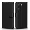 Pikkme Flip Cover for Oneplus Nord CE5 5G Leather Finish | Inside TPU with Card Pockets | Wallet Stand and Shock Proof | Complete Protection Flip Case(Black)