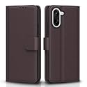 Pikkme Flip Cover for Oneplus Nord CE5 5G | Leather Finish | Shockproof with Card Pockets &amp; Wallet Stand | Ultimate Protection Case(Coffee)