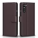 Pikkme Flip Cover for Oneplus Nord Oneplus Nord | Leather Finish | Shockproof with Card Pockets &amp; Wallet Stand | Ultimate Protection Case (Coffee)