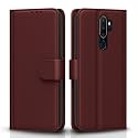 Pikkme Flip Cover for Oppo A5 2020 / A92020 | Leather Finish | Shockproof with Card Pockets &amp; Wallet Stand | Ultimate Protection Case(Brown)