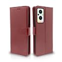 Pikkme Flip Cover for Oppo F21 Pro 5G / F21s Pro 5G | Leather Finish | Shockproof with Card Pockets &amp; Wallet Stand | Ultimate Protection Case(Brown)