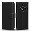 Pikkme Flip Cover for Oppo F31 Pro 5G Leather Finish | Inside TPU with Card Pockets | Wallet Stand and Shock Proof | Complete Protection Flip Case(Black)