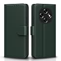 Pikkme Flip Cover for Oppo F31 Pro 5G | Leather Finish | Shockproof with Card Pockets &amp; Wallet Stand | Ultimate Protection Case (Green)