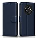Pikkme Flip Cover for Oppo F31 Pro 5G Leather Finish | Inside TPU with Card Pockets | Wallet Stand and Shock Proof | Complete Protection Flip Case(Blue)
