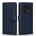 Pikkme Flip Cover for Oppo F31 Pro Plus 5G Leather Finish | Inside TPU with Card Pockets | Wallet Stand and Shock Proof | Complete Protection Flip Case(Blue)
