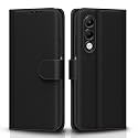 Pikkme Flip Cover for Oppo K13x 5G | Leather Finish | Shockproof with Card Pockets &amp; Wallet Stand | Ultimate Protection Case(Black)