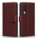 Pikkme Flip Cover for Oppo K13x 5G | Leather Finish | Shockproof with Card Pockets &amp; Wallet Stand | Ultimate Protection Case(Brown)