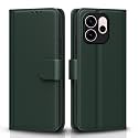 Pikkme Flip Cover for Oppo Reno 15C 5G Leather Finish | Inside TPU with Card Pockets | Wallet Stand and Shock Proof | Complete Protection Flip Case (Green)