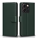 Pikkme Flip Cover for Oppo Reno15 Pro 5G Leather Finish | Inside TPU with Card Pockets | Wallet Stand and Shock Proof | Complete Protection Flip Case (Green)