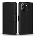 Pikkme Flip Cover for Poco X8 Power 5G / Redmi Note 17 Pro Max 5G Leather Finish | Inside TPU with Card Pockets | Wallet Stand and Shock Proof | Complete Protection Flip Case (Black)