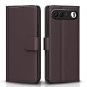 Pikkme Flip Cover for Realme 16 5G Leather Finish | Inside TPU with Card Pockets | Wallet Stand and Shock Proof | Complete Protection Flip Case (Coffee)