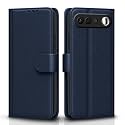 Pikkme Flip Cover for Realme 16 5G Leather Finish | Inside TPU with Card Pockets | Wallet Stand and Shock Proof | Complete Protection Flip Case (Blue)