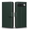 Pikkme Flip Cover for Realme 16 5G Leather Finish | Inside TPU with Card Pockets | Wallet Stand and Shock Proof | Complete Protection Flip Case (Green)