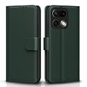 Pikkme Flip Cover for Realme 16 Pro 5G Leather Finish | Inside TPU with Card Pockets | Wallet Stand and Shock Proof | Complete Protection Flip Case (Green)