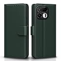 Pikkme Flip Cover for Realme 16T 5G Leather Finish | Inside TPU with Card Pockets | Wallet Stand and Shock Proof | Complete Protection Flip Case (Green)