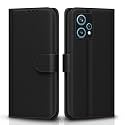 Pikkme Flip Cover for Realme 9 Pro Plus 5G| Leather Finish | Shockproof with Card Pockets &amp; Wallet Stand | Ultimate Protection Case(Black)