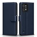 Pikkme Flip Cover for Realme C31| Leather Finish | Shockproof with Card Pockets &amp; Wallet Stand | Ultimate Protection Case(Blue)