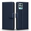 Pikkme Flip Cover for Realme Narzo 50 5G / Oppo K10 5G / Oppo A57| Leather Finish | Shockproof with Card Pockets &amp; Wallet Stand | Ultimate Protection Case(Blue)