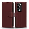 Pikkme Flip Cover for Realme P4R 5G / Realme 16x 5G Leather Finish | Inside TPU with Card Pockets | Wallet Stand and Shock Proof | Complete Protection Flip Case (Brown)