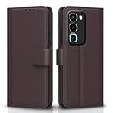 Pikkme Flip Cover for Realme P4R 5G / Realme 16x 5G Leather Finish | Inside TPU with Card Pockets | Wallet Stand and Shock Proof | Complete Protection Flip Case (Coffee)