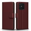 Pikkme Flip Cover for Redmi 10/10 Power | Leather Finish | Shockproof with Card Pockets &amp; Wallet Stand | Ultimate Protection Case(Brown)