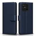 Pikkme Flip Cover for Redmi 10 / Redmi 10 Power| Leather Finish | Shockproof with Card Pockets &amp; Wallet Stand | Ultimate Protection Case(Blue)