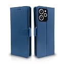 Pikkme Flip Cover for Redmi 12 4G | Leather Finish | Shockproof with Card Pockets &amp; Wallet Stand | Ultimate Protection Case(Blue)