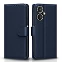 Pikkme Flip Cover for Redmi 13C 5G| Leather Finish | Shockproof with Card Pockets &amp; Wallet Stand | Ultimate Protection Case (Blue)