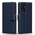 Pikkme Flip Cover for Redmi Note 10 Pro/Note 10 Pro Max| Leather Finish | Shockproof with Card Pockets &amp; Wallet Stand | Ultimate Protection Case(Blue)