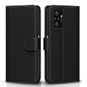 Pikkme Flip Cover for Redmi Note 10 Pro/Note 10 Pro Max | Leather Finish | Shockproof with Card Pockets &amp; Wallet Stand | Ultimate Protection Case(Black)