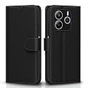 Pikkme Flip Cover for Redmi Note 14 5G | Leather Finish | Shockproof with Card Pockets &amp; Wallet Stand | Ultimate Protection Case(Black)