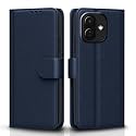 Pikkme Flip Cover for Redmi Note 17 Pro 5G Leather Finish | Inside TPU with Card Pockets | Wallet Stand and Shock Proof | Complete Protection Flip Case (Blue)