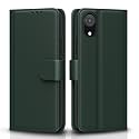 Pikkme Flip Cover for Samsung Galaxy A03 Core Leather Finish | Inside TPU with Card Pockets | Wallet Stand and Shock Proof | Complete Protection Flip Case (Green)
