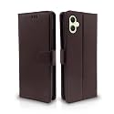 Pikkme Flip Cover for Samsung Galaxy A05 / M05 / F05| Leather Finish | Shockproof with Card Pockets &amp; Wallet Stand | Ultimate Protection Case(Coffee)