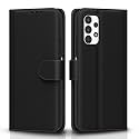 Pikkme Flip Cover for Samsung Galaxy A13 4G| Leather Finish | Shockproof with Card Pockets &amp; Wallet Stand | Ultimate Protection Case(Black)