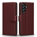 Pikkme Flip Cover for Samsung Galaxy A26 5G | Leather Finish | Shockproof with Card Pockets &amp; Wallet Stand | Ultimate Protection Case (Brown)