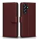 Pikkme Flip Cover for Samsung Galaxy A37 5G Leather Finish | Inside TPU with Card Pockets | Wallet Stand and Shock Proof | Complete Protection Flip Case (Brown)