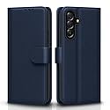Pikkme Flip Cover for Samsung Galaxy A56 5G | Leather Finish | Shockproof with Card Pockets &amp; Wallet Stand | Ultimate Protection Case(Blue)