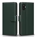 Pikkme Flip Cover for Samsung Galaxy F06 5G / M06 5G | Leather Finish | Shockproof with Card Pockets &amp; Wallet Stand | Ultimate Protection Case (Green)