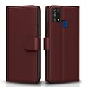 Pikkme Flip Cover for Samsung Galaxy F41 | Leather Finish | Shockproof with Card Pockets &amp; Wallet Stand | Ultimate Protection Case(Brown)