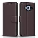 Pikkme Flip Cover for Samsung Galaxy J2 2016 | Leather Finish | Shockproof with Card Pockets &amp; Wallet Stand | Ultimate Protection Case (Coffee)