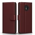 Pikkme Flip Cover for Samsung Galaxy J2 Core | Leather Finish | Shockproof with Card Pockets &amp; Wallet Stand | Ultimate Protection Case(Brown)