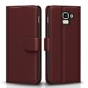 Pikkme Flip Cover for Samsung Galaxy J6 2018 | Leather Finish | Shockproof with Card Pockets &amp; Wallet Stand | Ultimate Protection Case(Brown)