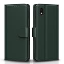 Pikkme Flip Cover for Samsung Galaxy M01 Core Leather Finish | Inside TPU with Card Pockets | Wallet Stand and Shock Proof | Complete Protection Flip Case (Green)