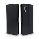 Pikkme Flip Cover for Samsung Galaxy M02 | Leather Finish | Shockproof with Card Pockets &amp; Wallet Stand | Ultimate Protection Case (Black)